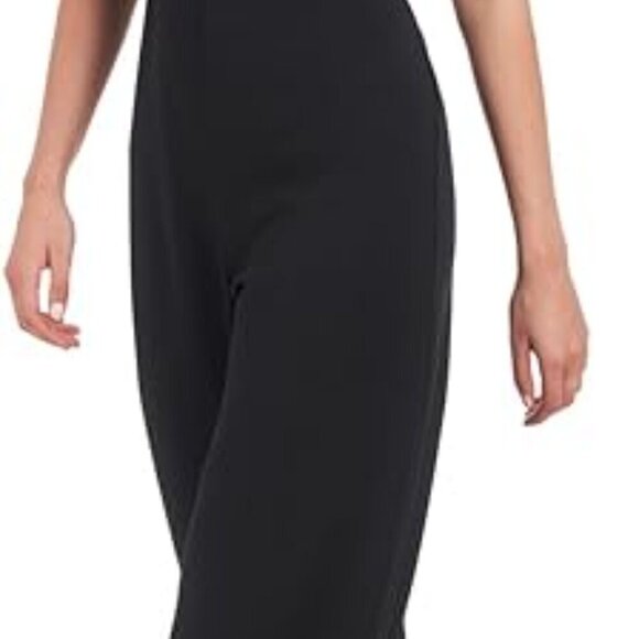 JS Collections Black Lilith One-Shoulder Wide Leg Jumpsuit - Picture 6 of 7